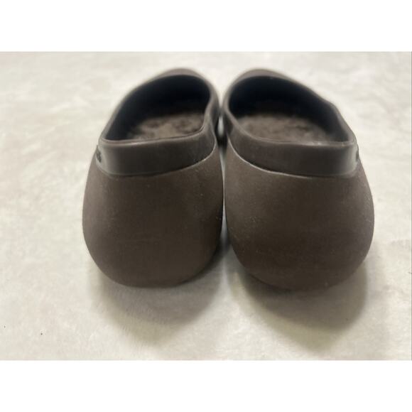 Crocs Mammoth Flats Womens Size 10 Brown Ballet Fur Lined Slip On Casual Neutral - Picture 5 of 7